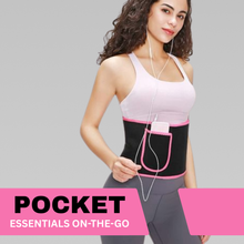 Load image into Gallery viewer, Neoprene Sweat Belt with Pocket – Waist Trimmer for Enhanced Workout Results