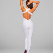 Load image into Gallery viewer, GYMKARTEL® ANTI-CELLULITE AND PUSH UP JUMPSUIT - WHITE