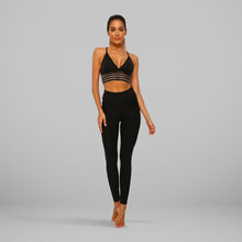 Load image into Gallery viewer, GYMKARTEL® ANTI-CELLULITE AND PUSH UP LEGGINGS - BLACK