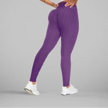 Load image into Gallery viewer, GYMKARTEL® ANTI-CELLULITE AND PUSH UP LEGGINGS - PURPLE
