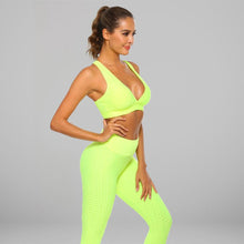 Load image into Gallery viewer, GYMKARTEL® SUPPORTIVE SPORTS BRA - YELLOW