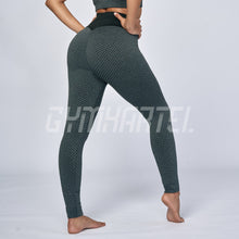 Load image into Gallery viewer, GYMKARTEL® PERFORMANCE ANTI-CELLULITE AND PUSH UP LEGGINGS - BLACK