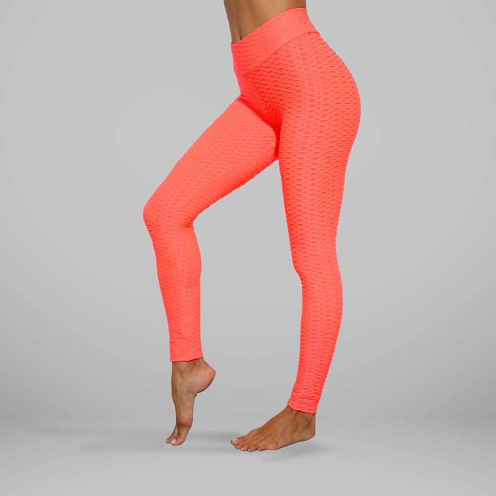 Anti-cellulite And Push Up Leggings - Orange – Gymkartel