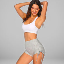 Load image into Gallery viewer, GYMKARTEL® ANTI-CELLULITE AND PUSH UP SHORTS - GRAY

