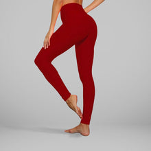 Load image into Gallery viewer, GYMKARTEL® ANTI-CELLULITE AND PUSH UP LEGGINGS - WINE

