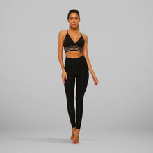 Load image into Gallery viewer, GYMKARTEL® ANTI-CELLULITE AND PUSH UP LEGGINGS - BLACK
