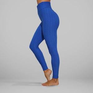 GYMKARTEL® ANTI-CELLULITE AND PUSH UP LEGGINGS - BLUE