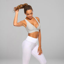 Load image into Gallery viewer, GYMKARTEL® SUPPORTIVE SPORTS BRA - GRAY
