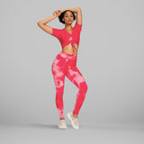 GYMKARTEL® ANTI-CELLULITE T-SHIRT - TIE-DYE PINK