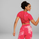 GYMKARTEL® ANTI-CELLULITE T-SHIRT - TIE-DYE PINK