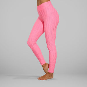 GYMKARTEL® ANTI-CELLULITE AND PUSH UP LEGGINGS - PINK