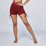 GYMKARTEL® PERFORMANCE ANTI-CELLULITE AND PUSH UP SHORTS - RED