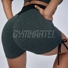 Load image into Gallery viewer, GYMKARTEL® PERFORMANCE ANTI-CELLULITE AND PUSH UP SHORTS - BLACK
