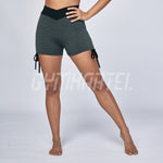 GYMKARTEL® PERFORMANCE ANTI-CELLULITE AND PUSH UP SHORTS - BLACK